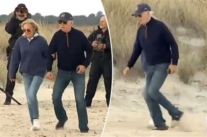Jill Biden Wears Jeans & Sneakers After Outdoor Stroll With Joe On U.K. Trip – See Pics