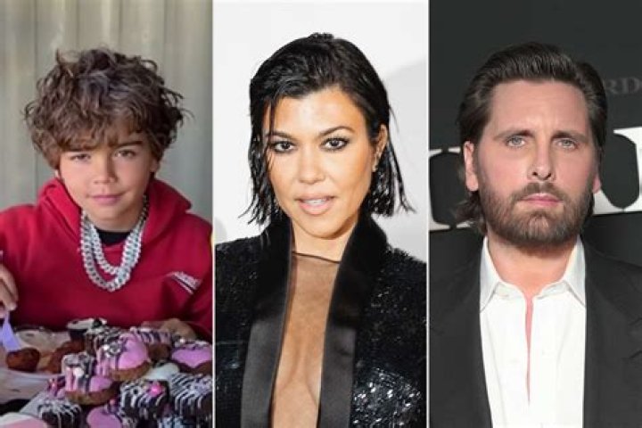 Kourtney Kardashian & Son Reign, 7, Get Suited Up For Valentine’s Day Dance